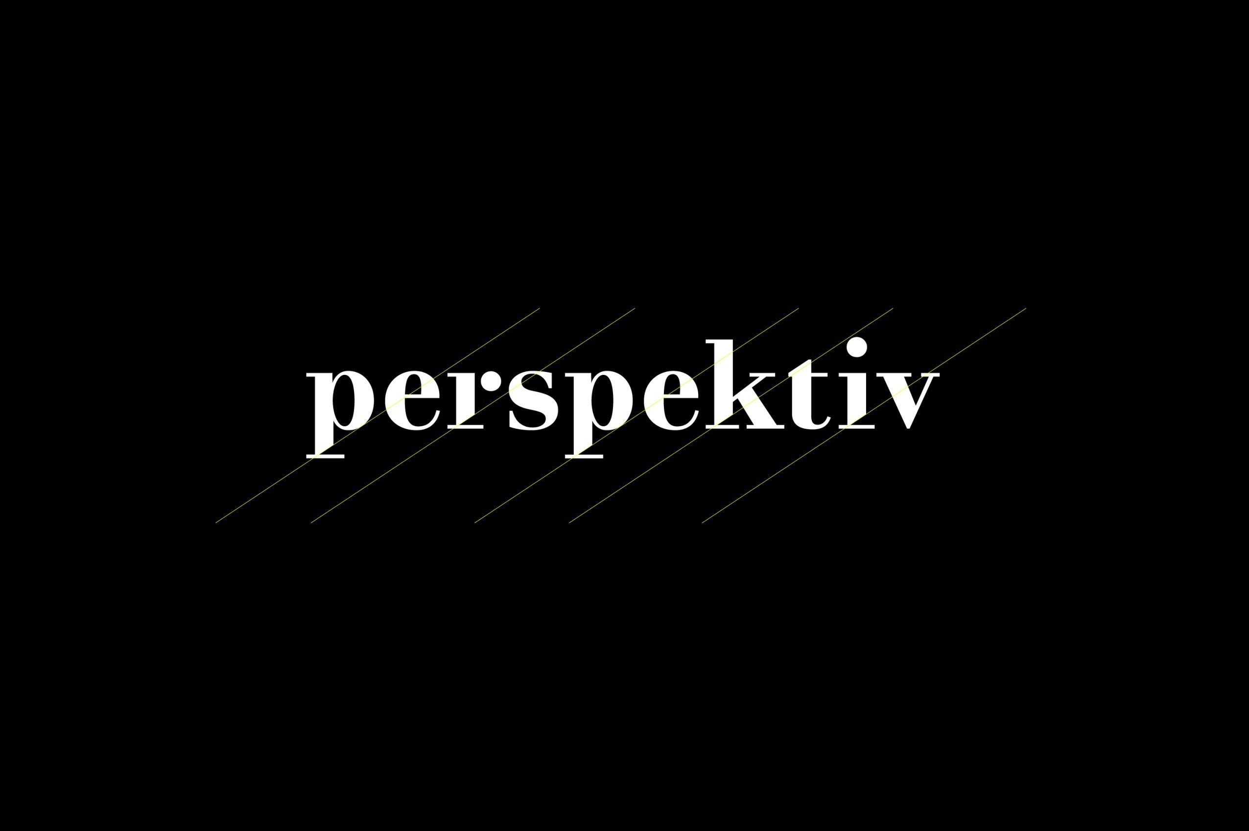 Perspektiv Logo black bg