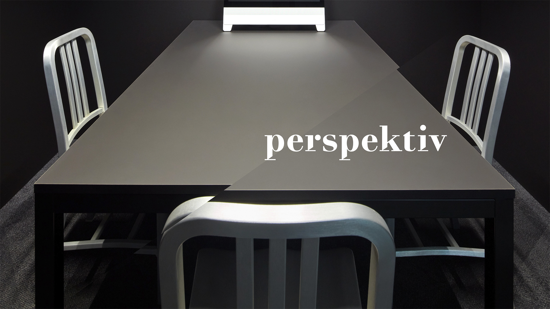Perspektiv Logo cut backdrop 2