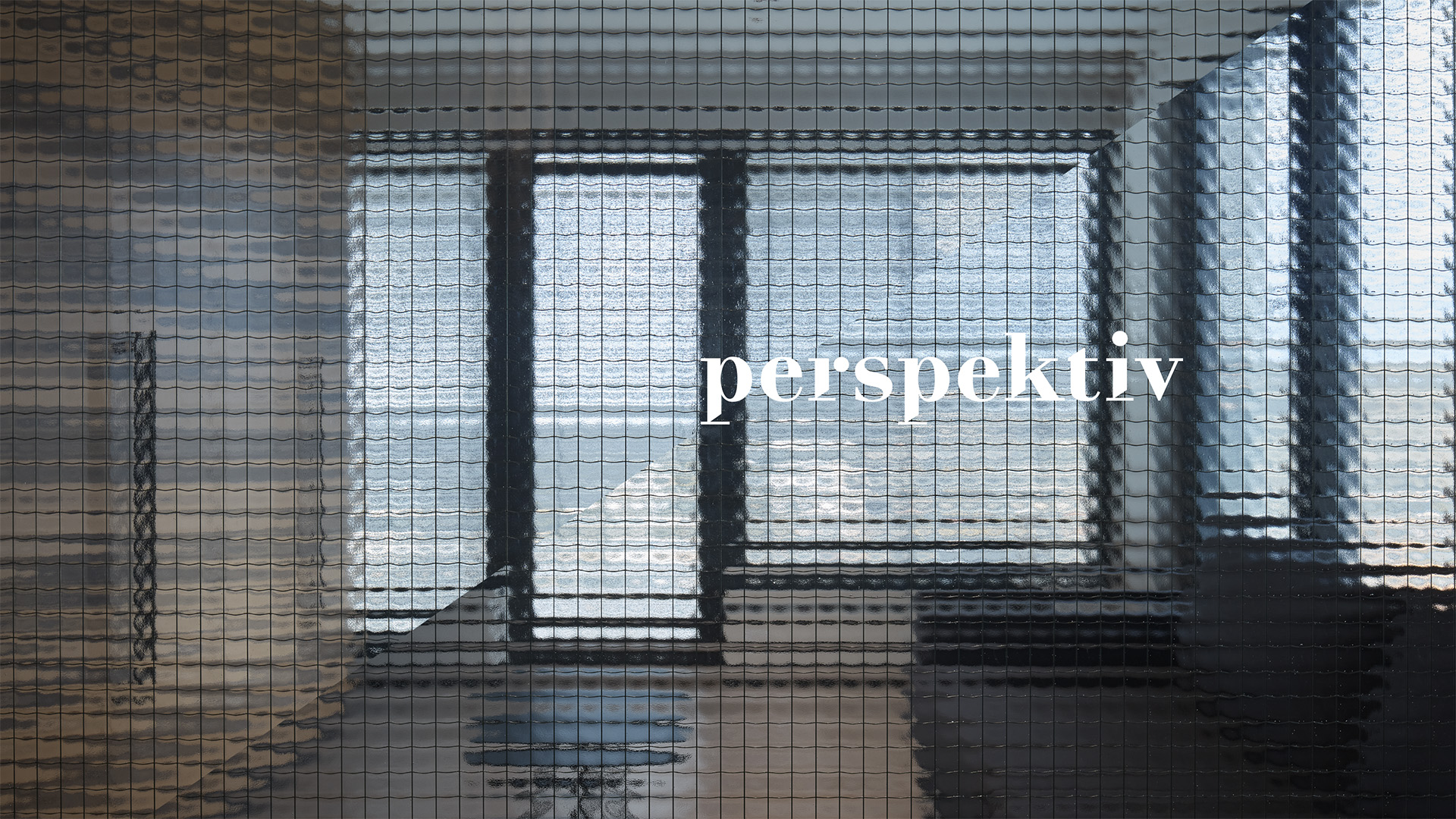 Perspektiv Logo cut backdrop