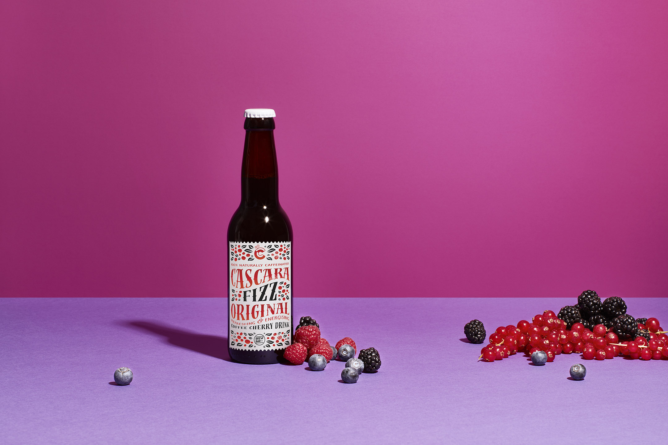 Cascara Fizz product photo red berries