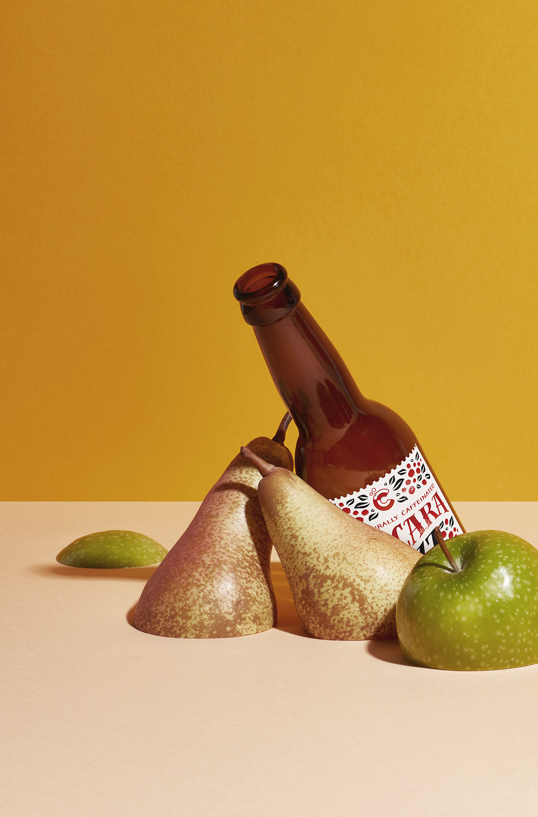 Cascara Fizz product photo apple pear portrait