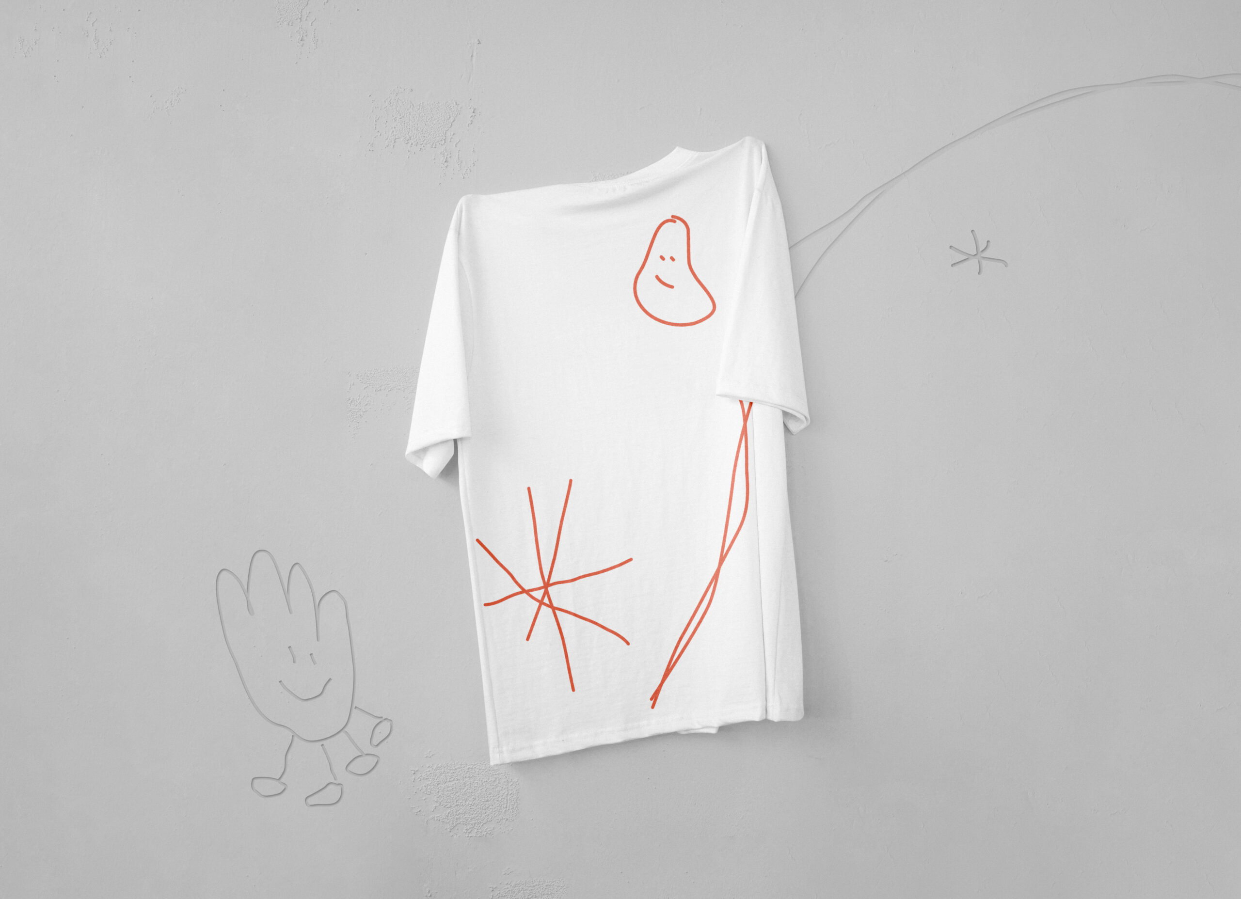 CHOUX CHOUX tricko merch mockup