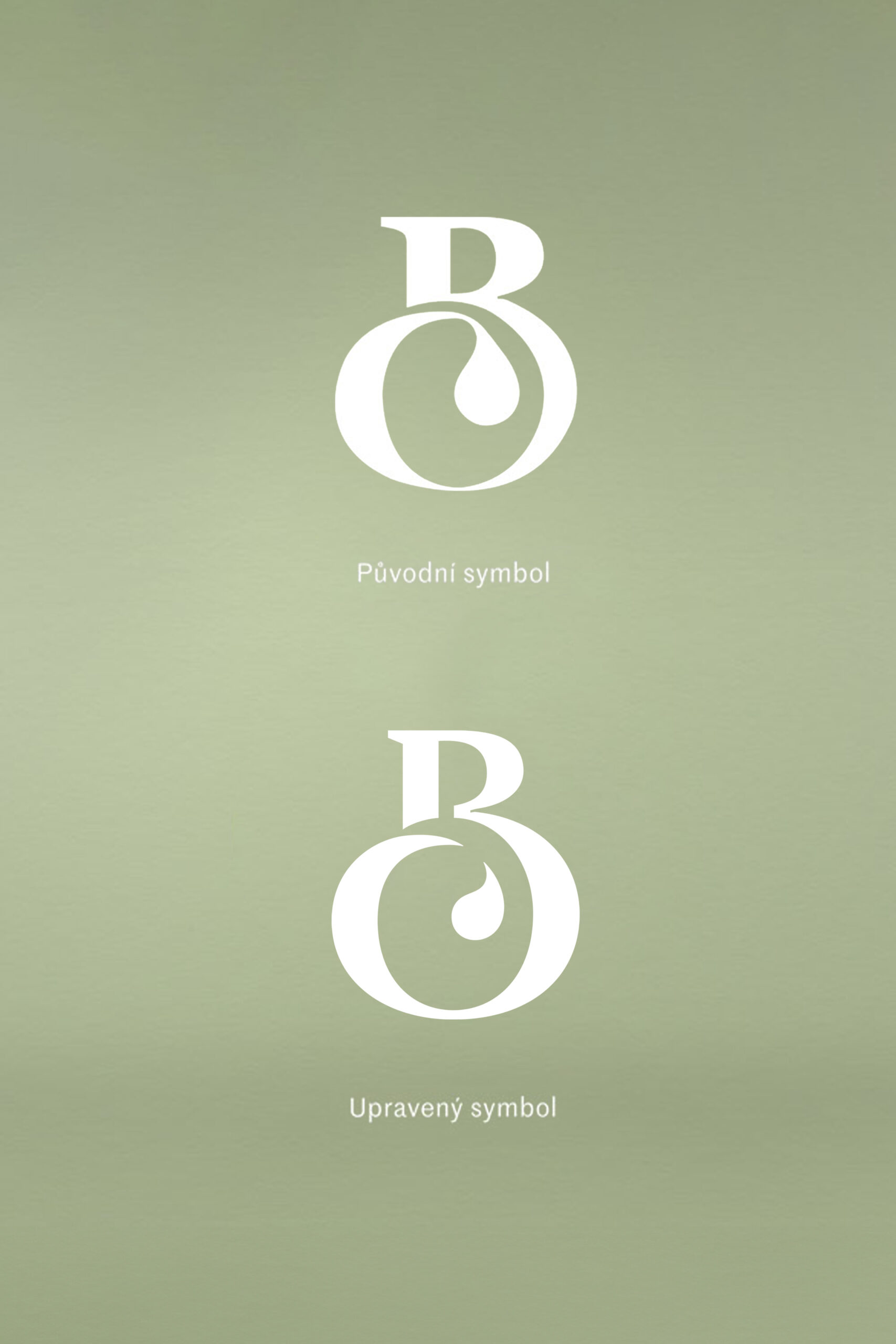 Vinařství Bystřický Logo Původní verze porovnání