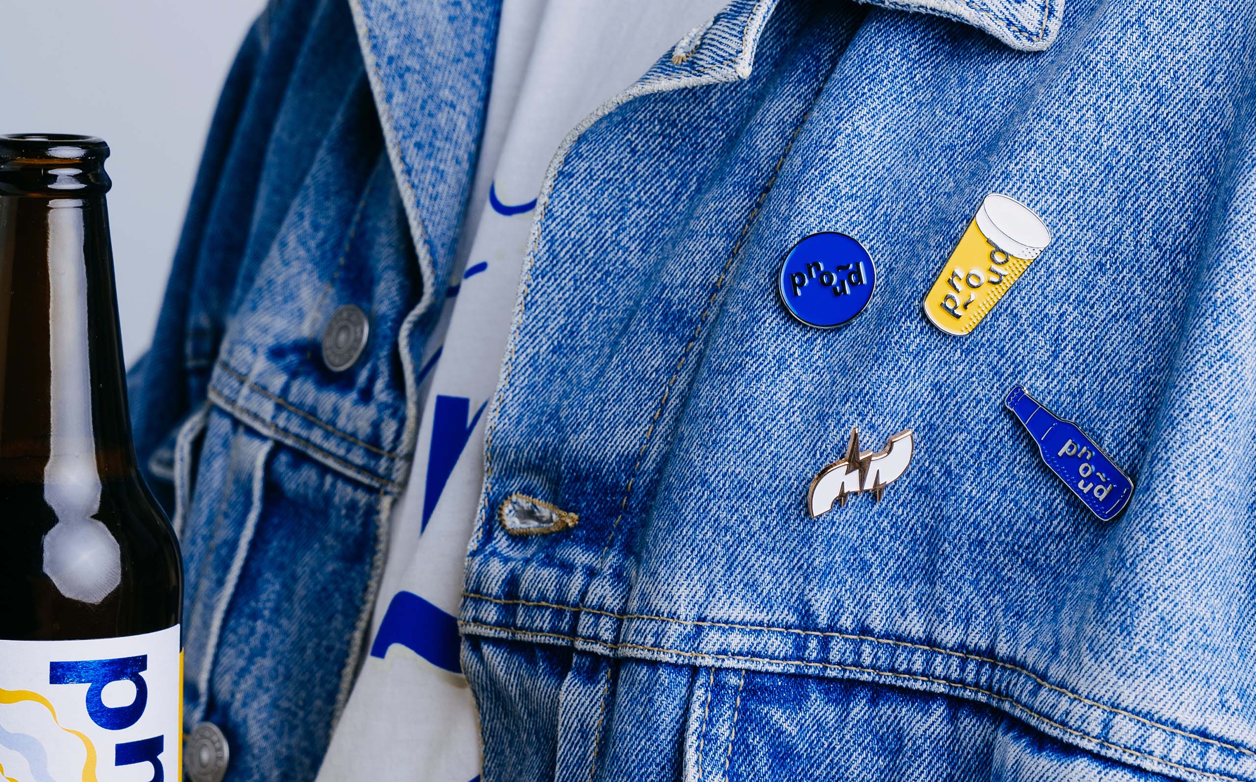 Pivovar Proud merch odznáčky pins
