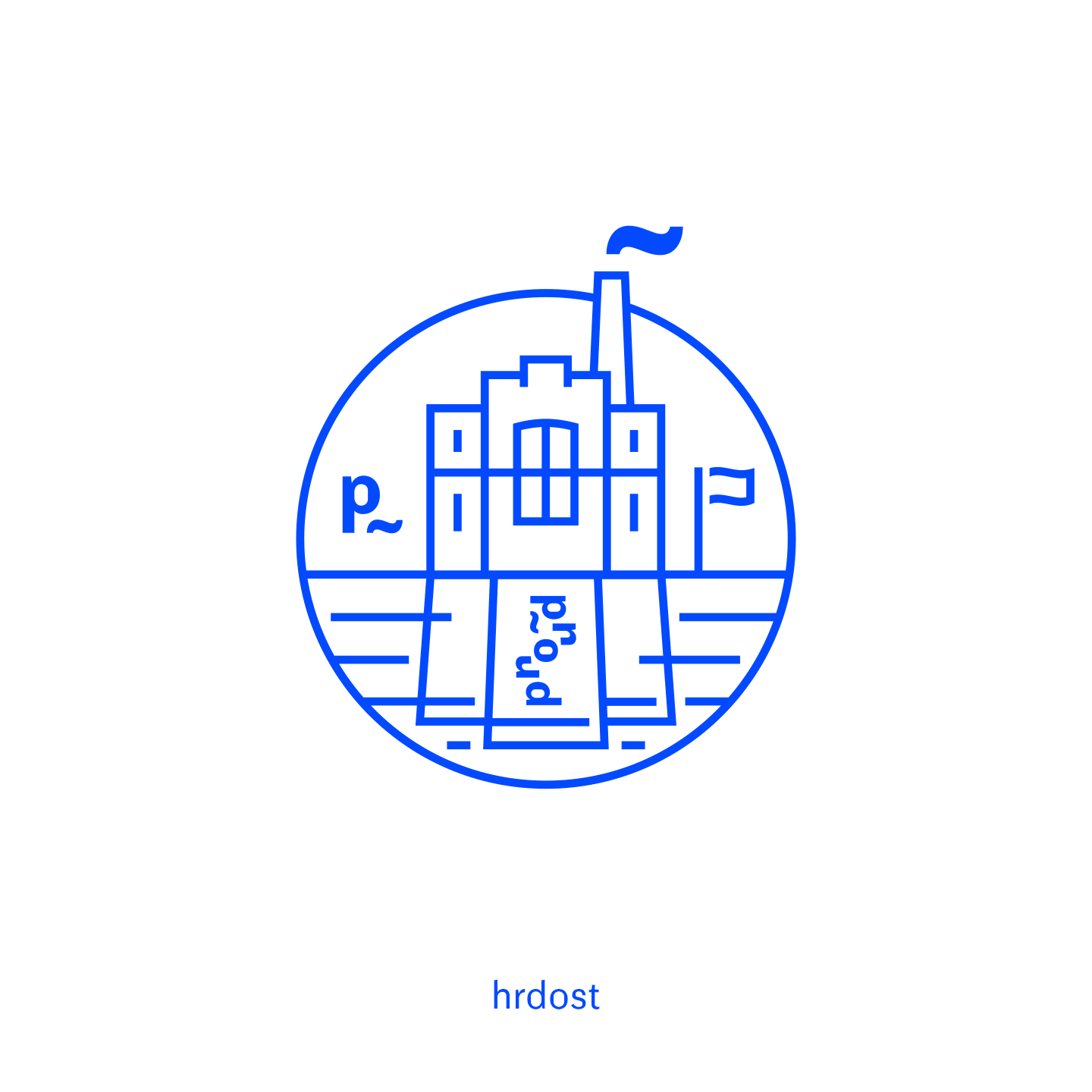 proud živly piktogram hrdost