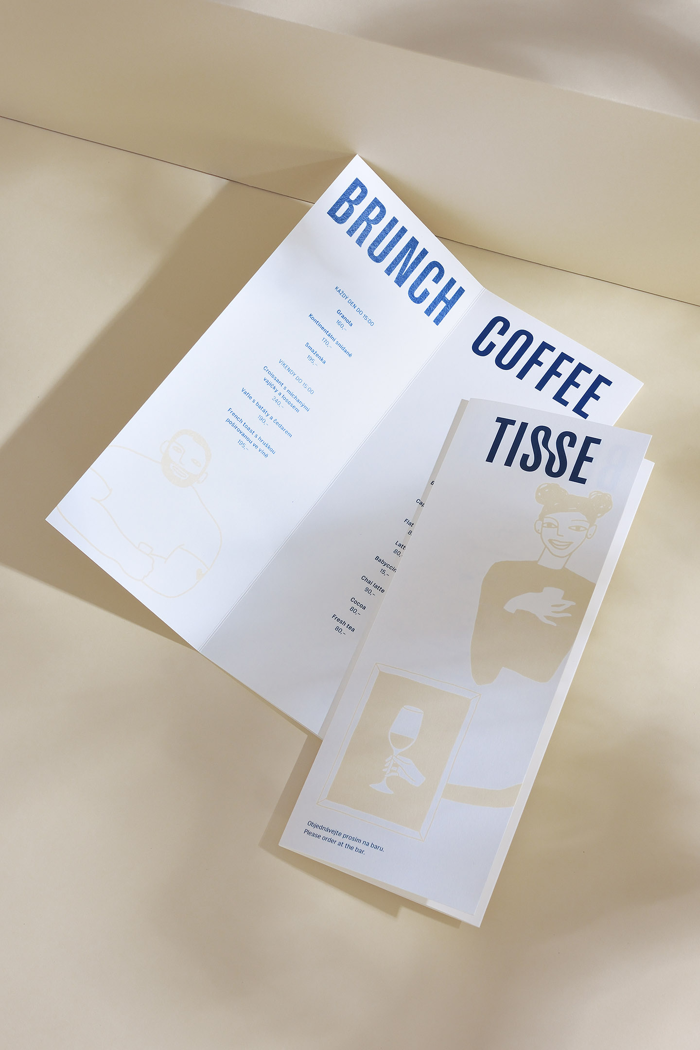 Tisse menu dvojice front back 
