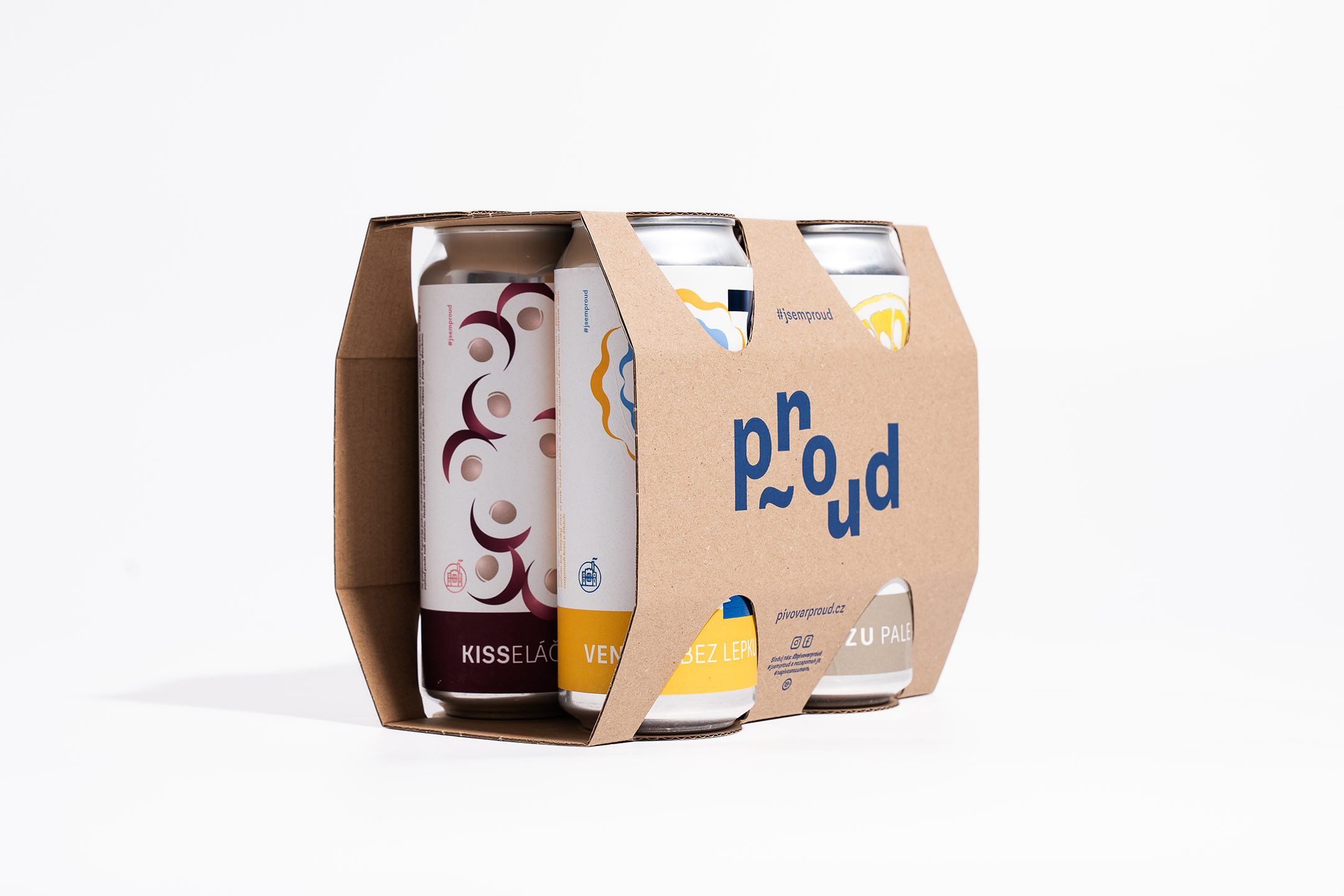 Proud 4pack obal product photo white background