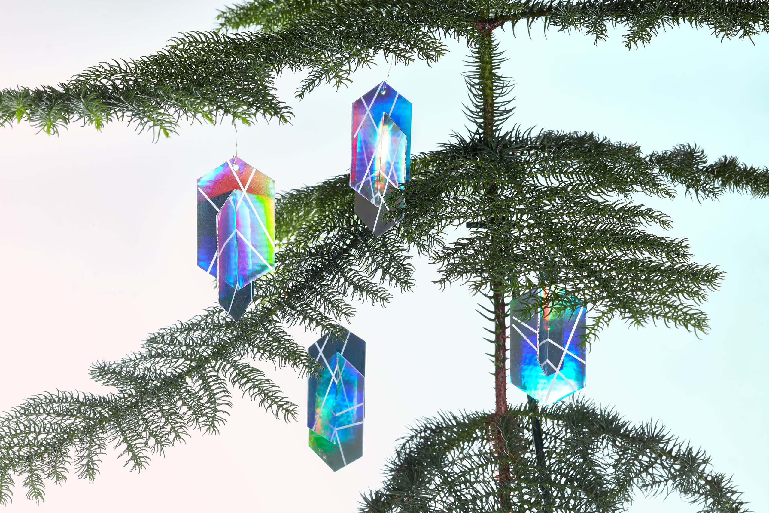 Artbureau PF 2026 photo of the tree decorations made from the package